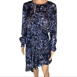 Parker Long Sleeve Flower Print Dress NWT